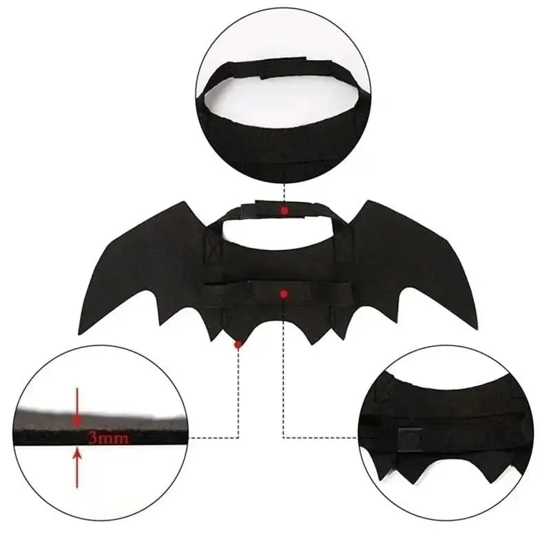 Bat Wings Pet Costume Tektoty
