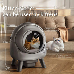 Automatic Cat Litter Box - Self-Cleaning Smart Litter Box with Odor Control Tektoty