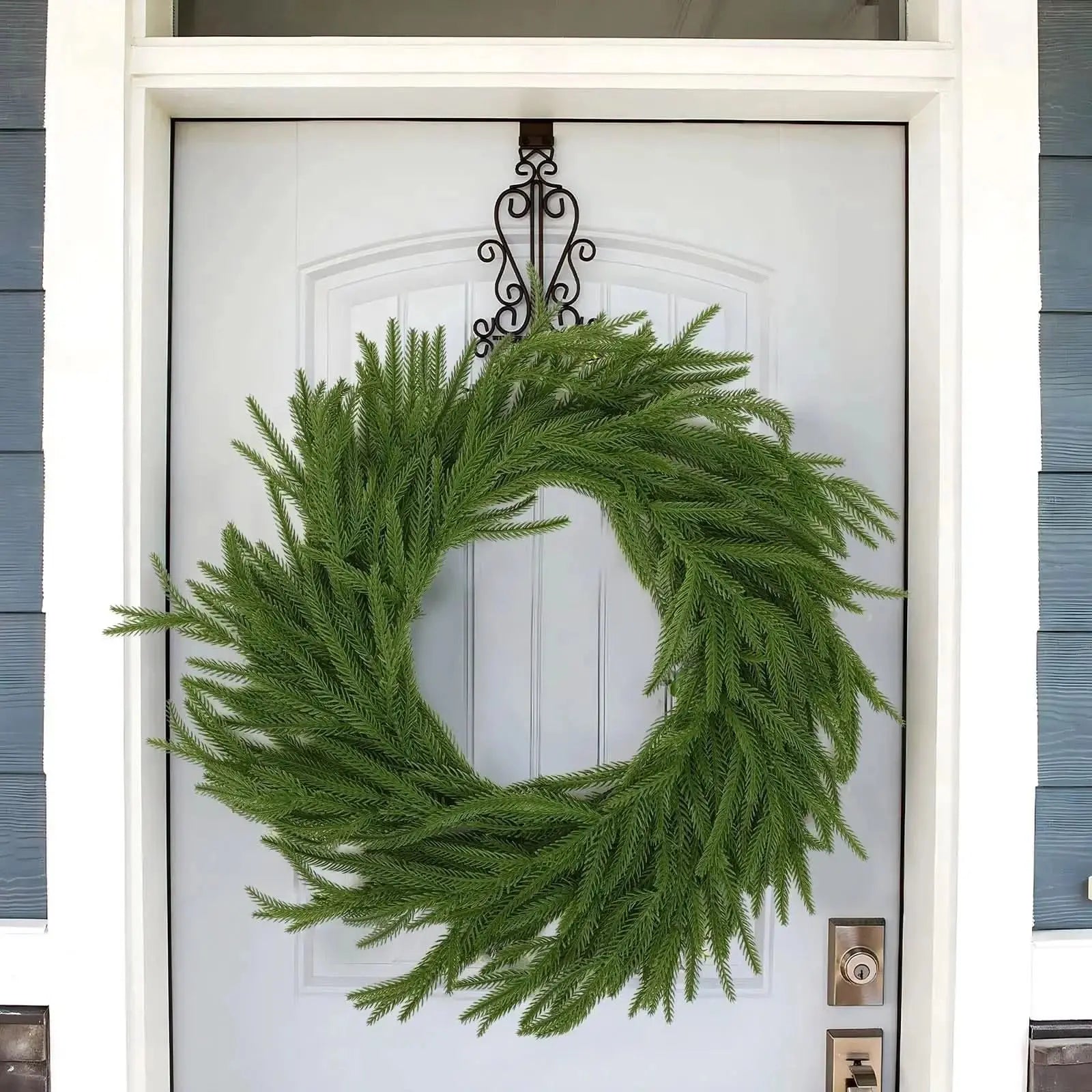 Real Touch Pine Garlands|6 FT Artificial Cedar Garlands –Realistic Touch Winter Greenery Tektoty