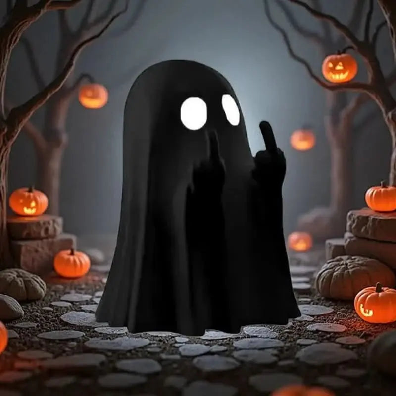 Funny Ghostly Gesture Decor Tektoty