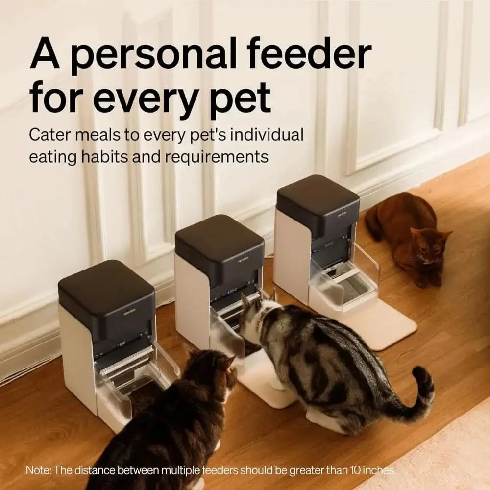 Smart Cat Feeder with WiFi 3L Capacity, App Control Tektoty
