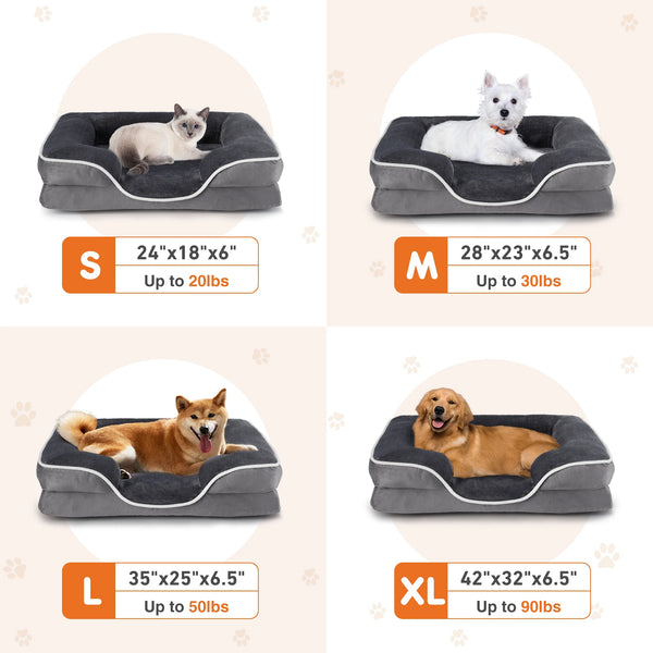 Cozy Memory Foam Pet Bed