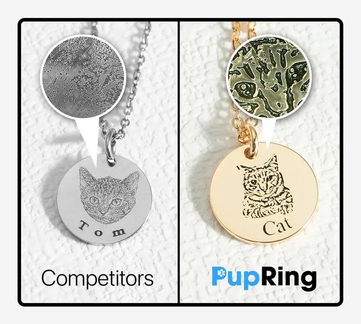 Custom Pet Face Necklace Tektoty