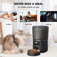 Smart Pet Meal Dispenser | Automatic 4L Pet Feeder Tektoty
