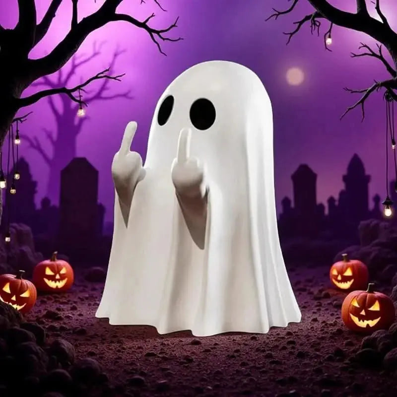 Funny Ghostly Gesture Decor Tektoty