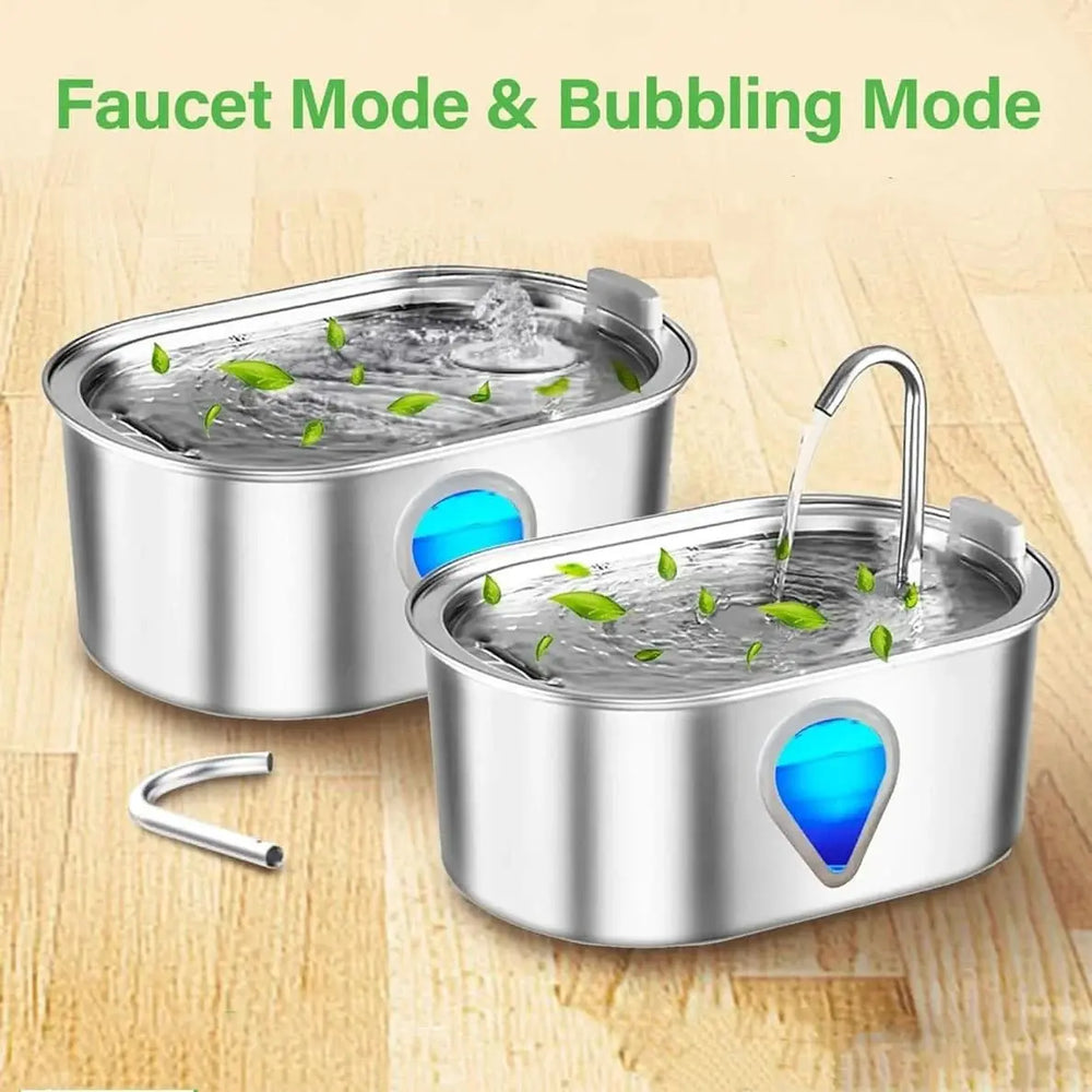 Automatic Pet Water Fountain|3.5L Stainless Cat Fountain Tektoty