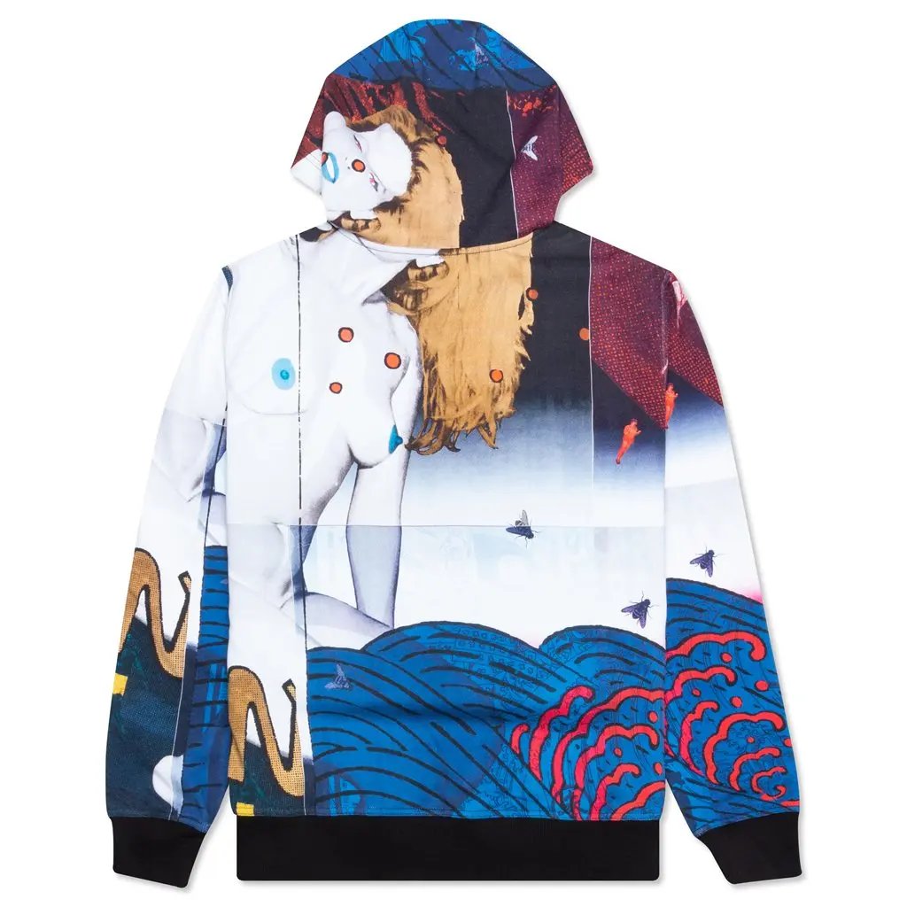 UGG x Yokoo Tadanori Hoodie - Blue Multi Tektoty