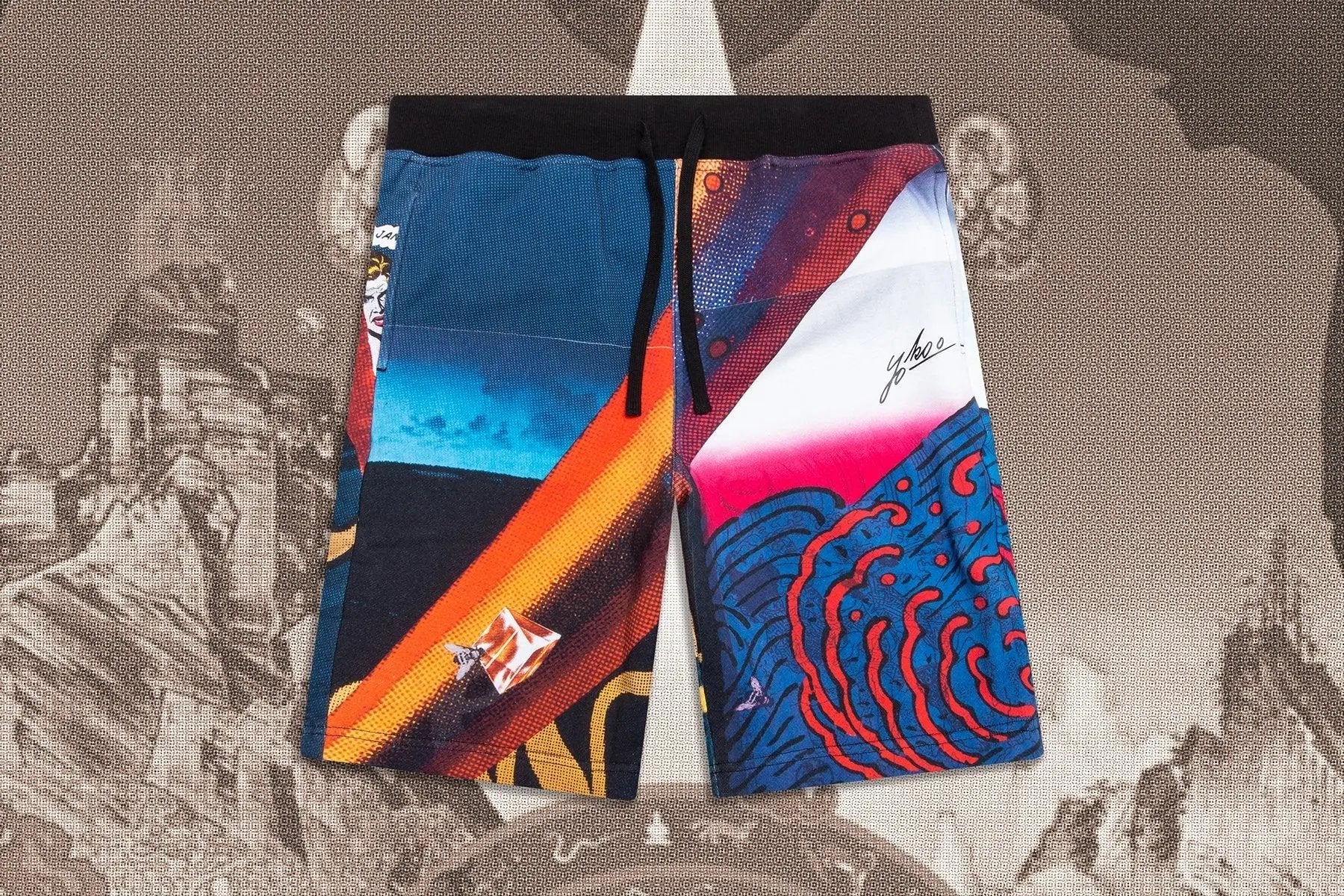 UGG x Yokoo Tadanori Short - Blue Multi Tektoty