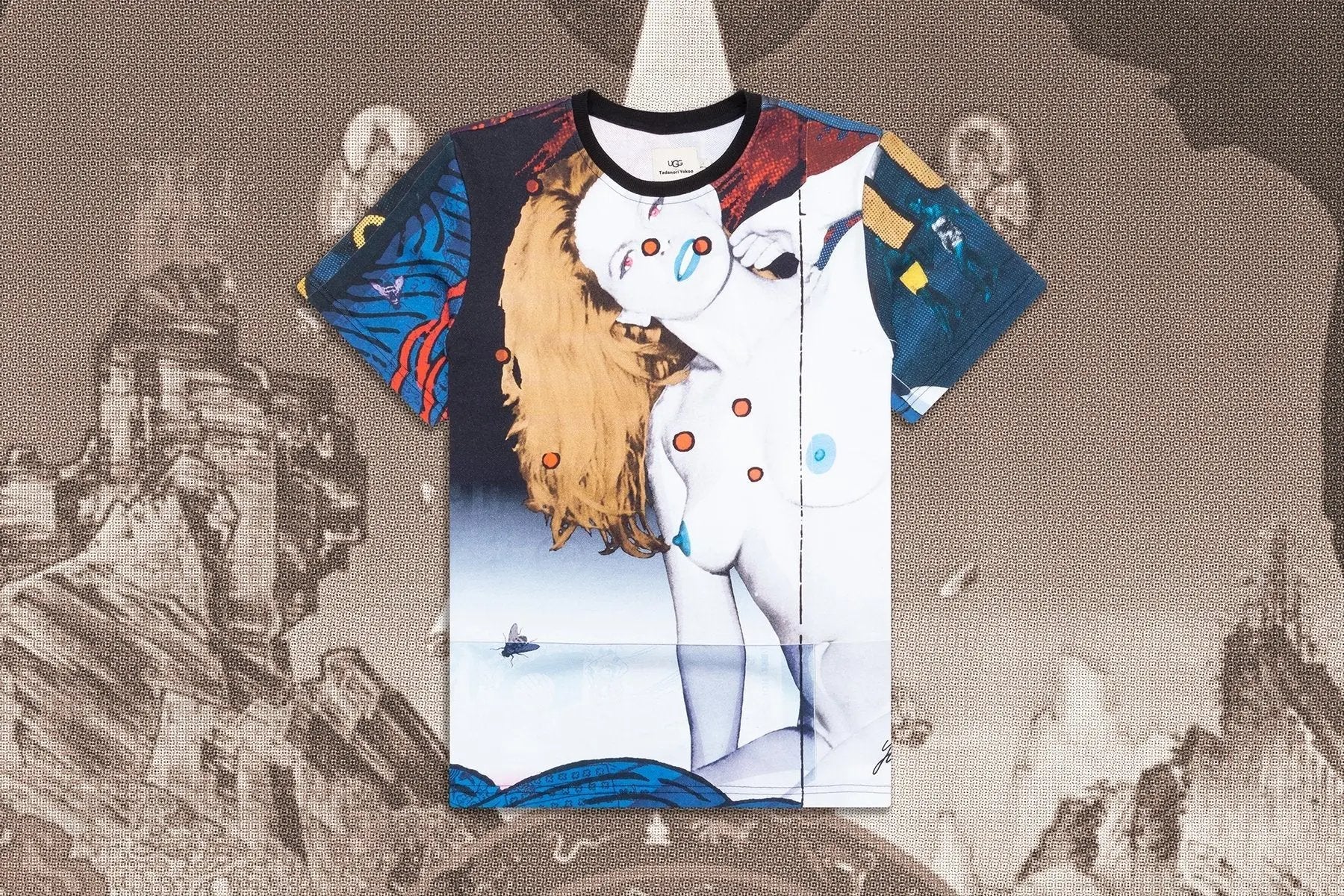 UGG x Yokoo Tadanori T-Shirt - Blue Multi Tektoty