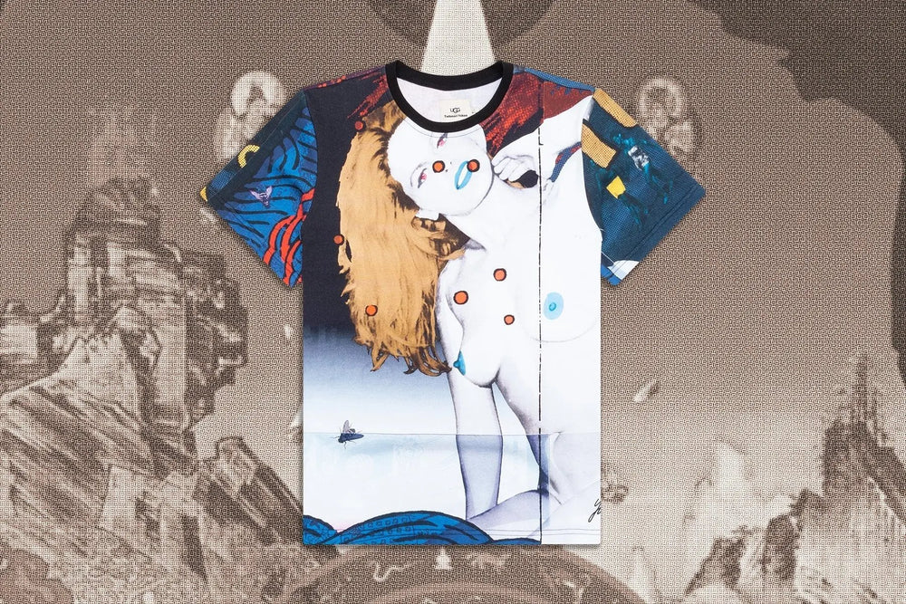 UGG x Yokoo Tadanori T-Shirt - Blue Multi Tektoty